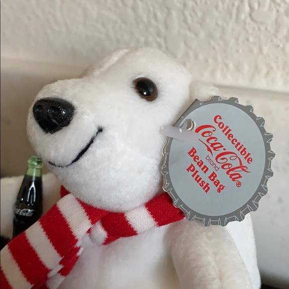 Vintage Coca Cola Polar Bear Plush - Picture 2 of 13